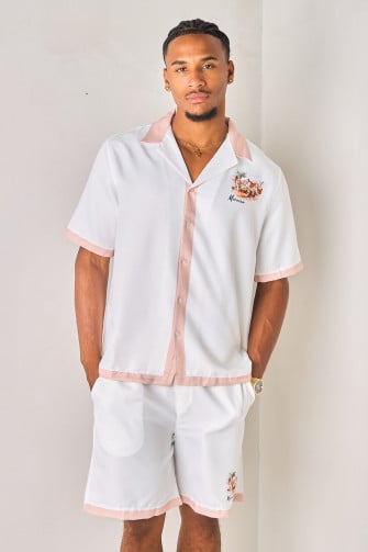 Ensembles 2 pièces "morocco" chemise + short beige
