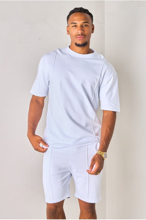 Ensemble blanc t-shirt + short