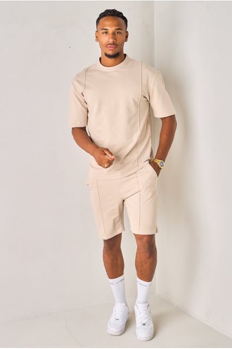 Ensemble taupe t-shirt + short